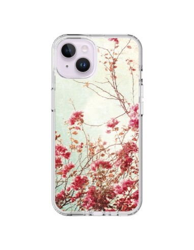 Cover iPhone 14 Plus Fiori Vintage Rosa - Nico