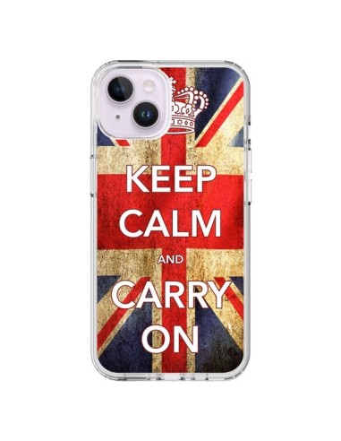 Cover iPhone 14 Plus Keep Calm and Carry On - Nico