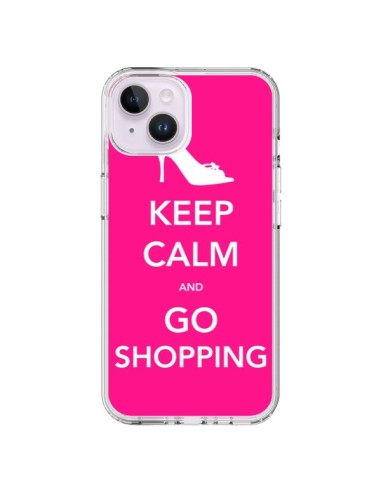 Cover iPhone 14 Plus Keep Calm and Go Shopping - Nico