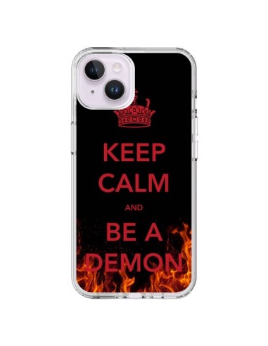 Cover iPhone 14 Plus Keep Calm and Be A Demon - Nico