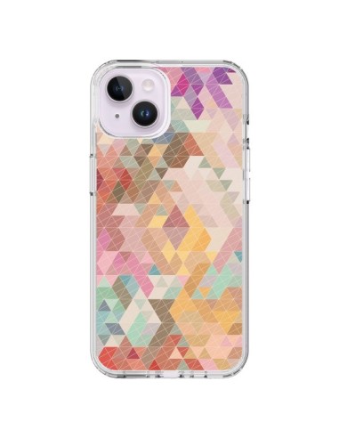 Cover iPhone 14 Plus Azteco Pattern Triangolo - Rachel Caldwell