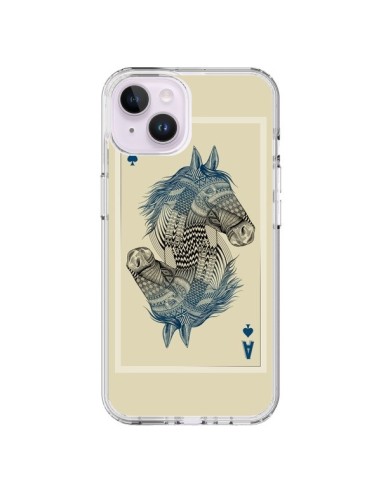 Cover iPhone 14 Plus Cavallo Carta da gioco - Rachel Caldwell