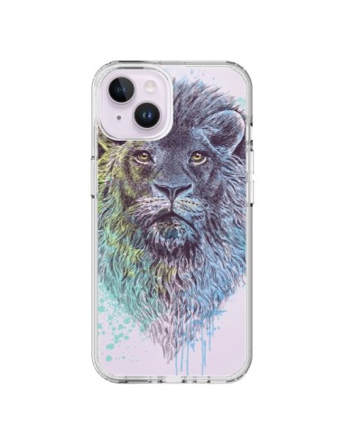 Cover iPhone 14 Plus Re Leone Trasparente - Rachel Caldwell