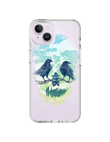 Cover iPhone 14 Plus Teschio Natura Trasparente - Rachel Caldwell