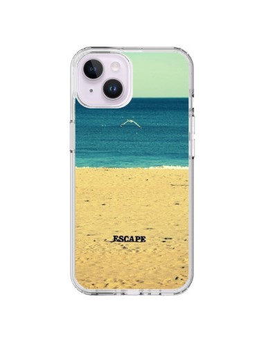 Cover iPhone 14 Plus Escape Mare Oceano Sabbia Spiaggia Paesaggio - R Delean