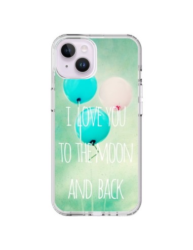 iPhone 14 Plus Case I Love you to the moon and back - Sylvia Cook