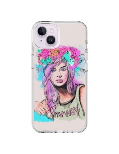 Cover iPhone 14 Plus Donna Manichino Barbara Palvin - Sara Eshak