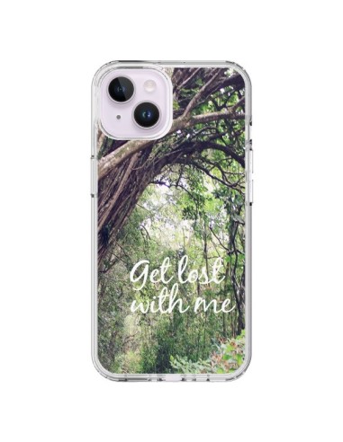 Coque iPhone 14 Plus Get lost with him Paysage Foret Palmiers - Tara Yarte