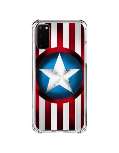 Coque Samsung Galaxy S20 FE Captain America Great Defender - Eleaxart