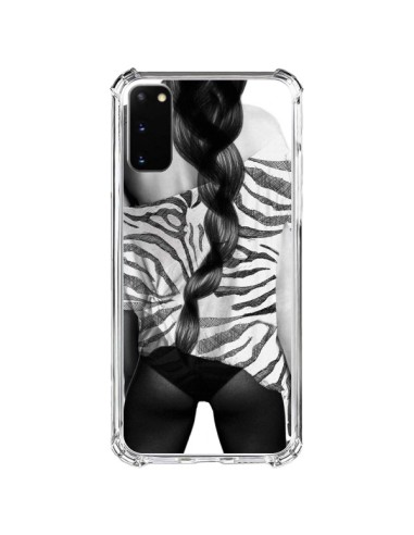 Coque Samsung Galaxy S20 FE Femme Zebre - Jenny Liz Rome