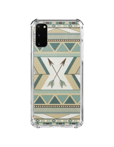 Coque Samsung Galaxy S20 FE Aztec Pattern Arrows Fleche Azteque Tribal - LouJah