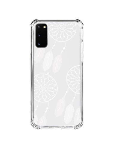 Coque Samsung Galaxy S20 FE Attrape Rêves Blanc Dreamcatcher Triple Transparente - Petit Griffin