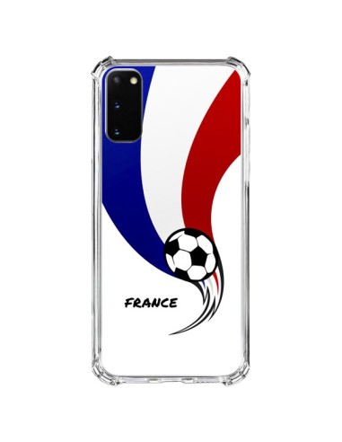 Coque Samsung Galaxy S20 FE Equipe France Ballon Football - Madotta