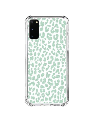 Coque Samsung Galaxy S20 FE Leopard Menthe Mint - Mary Nesrala