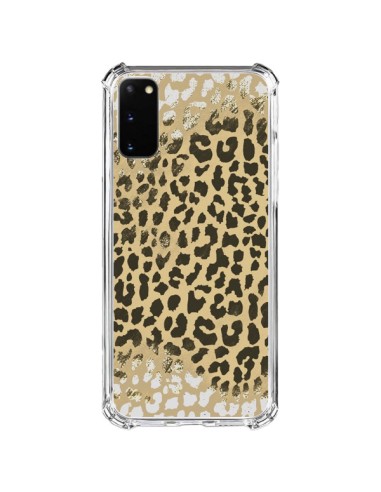 Coque Samsung Galaxy S20 FE Leopard Golden Or Doré - Mary Nesrala