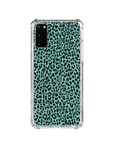 Coque Samsung Galaxy S20 FE Leopard Turquoise Neon - Mary Nesrala