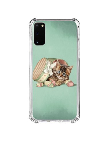 Coque Samsung Galaxy S20 FE Chaton Chat Kitten Boite Bonbon Candy - Maryline Cazenave