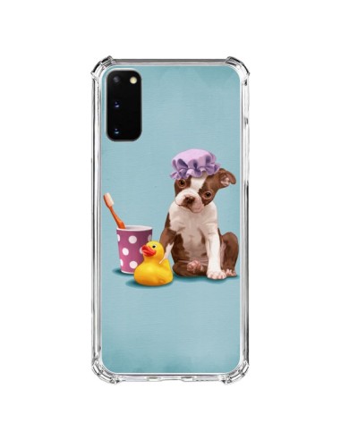 Coque Samsung Galaxy S20 FE Chien Dog Canard Fille - Maryline Cazenave