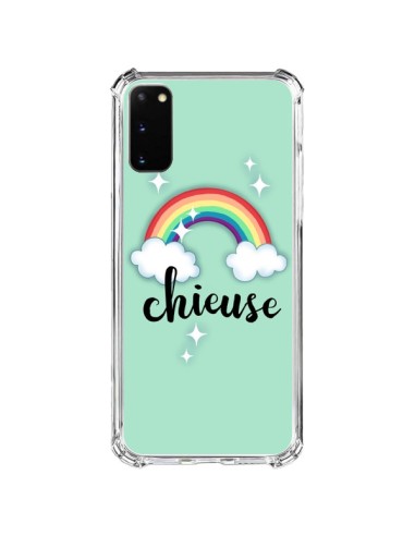 Coque Samsung Galaxy S20 FE Chieuse Arc en Ciel - Maryline Cazenave