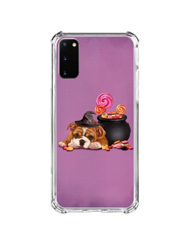 Coque Samsung Galaxy S20 FE Chien Dog Halloween Sorciere Chaudron Bonbon - Maryline Cazenave