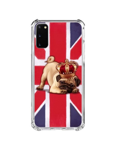 Coque Samsung Galaxy S20 FE Chien Dog Anglais UK British Queen King Roi Reine - Maryline Cazenave