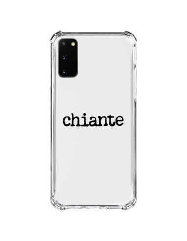 Coque Samsung Galaxy S20 FE Chiante Noir Transparente - Maryline Cazenave