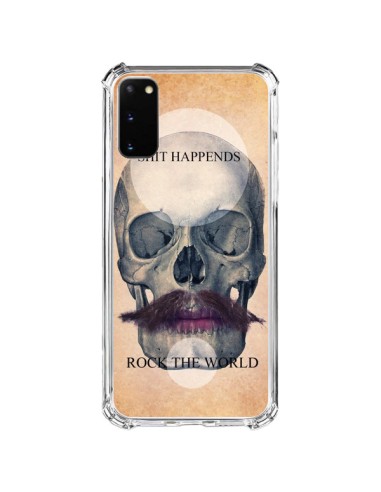 Coque Samsung Galaxy S20 FE Rock Skull Tête de Mort - Maximilian San