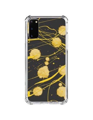 Cover Samsung Galaxy S20 FE Gold Splash Pittura Art - Maximilian San