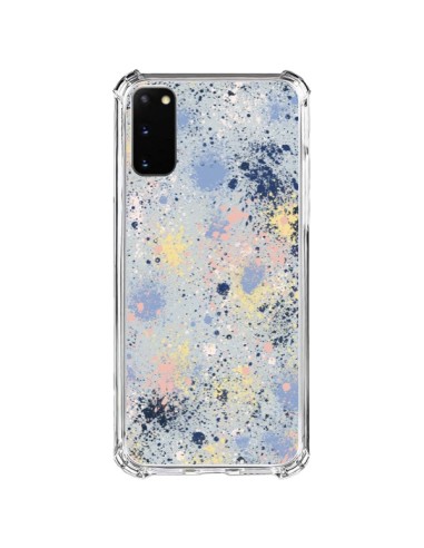 Coque Samsung Galaxy S20 FE Gradient Watercolor Lines Blue - Ninola Design