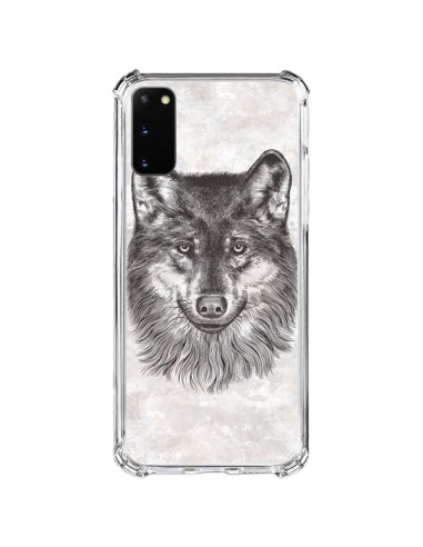 Coque Samsung Galaxy S20 FE Loup Gris - Rachel Caldwell