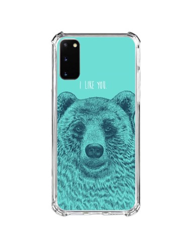 Coque Samsung Galaxy S20 FE Bear Ours I like You - Rachel Caldwell