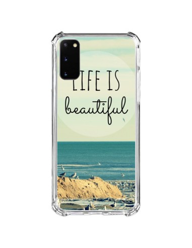 Coque Samsung Galaxy S20 FE Life is Beautiful - R Delean