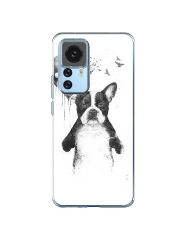 Coque Xiaomi 12T/12T Pro Lover Bulldog Chien Dog My Heart Goes Boom - Balazs Solti