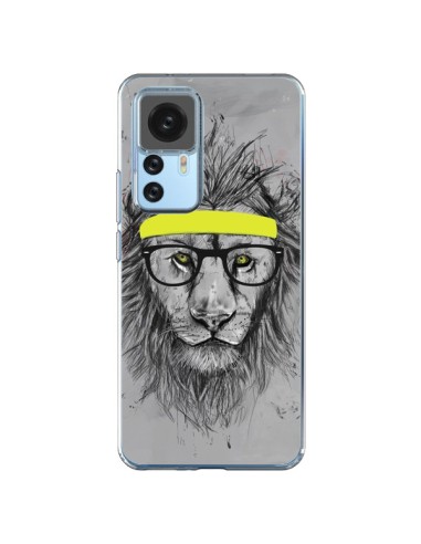 Coque Xiaomi 12T/12T Pro Hipster Lion - Balazs Solti