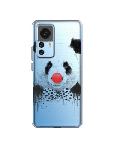 Coque Xiaomi 12T/12T Pro Clown Panda Transparente - Balazs Solti