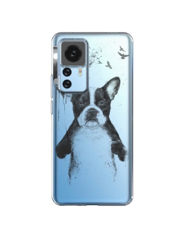 Coque Xiaomi 12T/12T Pro Love Bulldog Dog Chien Transparente - Balazs Solti