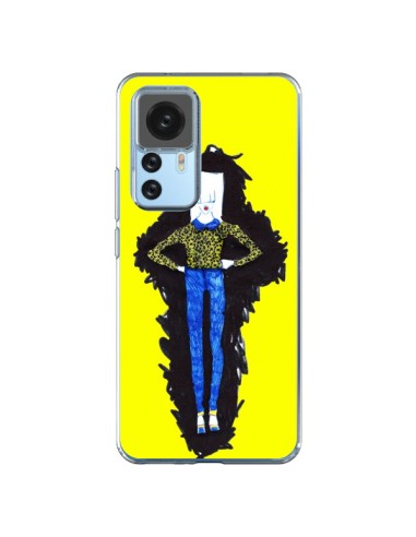 Coque Xiaomi 12T/12T Pro Julie Femme Fashion Mode Jaune - Cécile