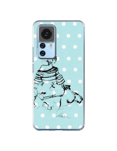 Coque Xiaomi 12T/12T Pro Croquis Pois Femme Fashion Mode - Cécile