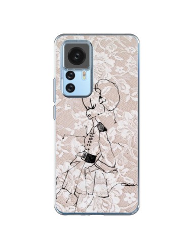 Xiaomi 12T/12T Pro Case Draft Girl Lace Fashion - Cécile