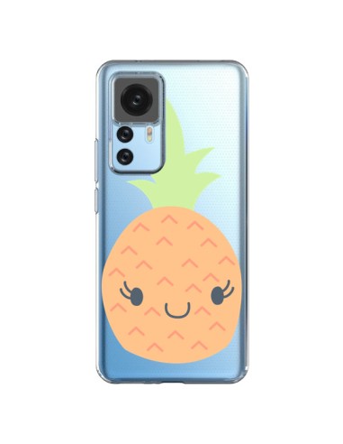 Coque Xiaomi 12T/12T Pro Ananas Pineapple Fruit Transparente - Claudia Ramos