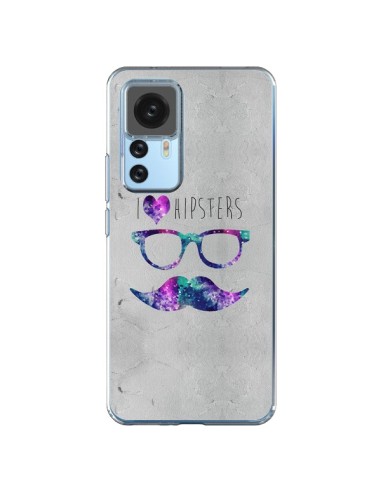 Xiaomi 12T/12T Pro Case I Love Hipsters - Eleaxart