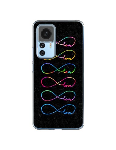 Coque Xiaomi 12T/12T Pro Love Forever Infini Noir - Eleaxart