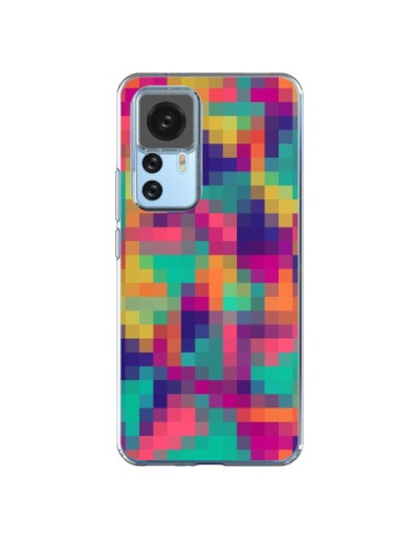 Coque Xiaomi 12T/12T Pro Exotic Mosaic Pixels Azteque - Eleaxart