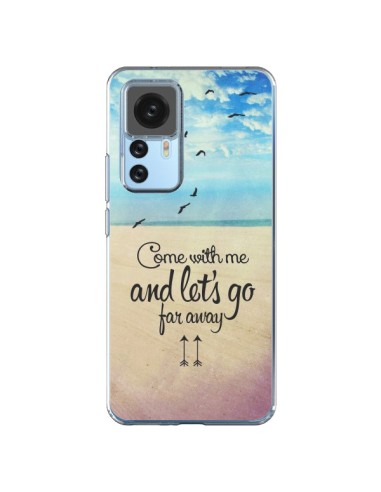 Coque Xiaomi 12T/12T Pro Let's Go Far Away Beach Plage - Eleaxart