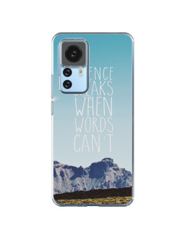 Coque Xiaomi 12T/12T Pro Silence speaks when words can't paysage - Eleaxart