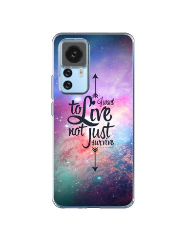 Coque Xiaomi 12T/12T Pro I want to live Je veux vivre - Eleaxart