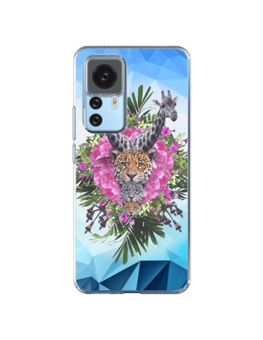 Coque Xiaomi 12T/12T Pro Girafes Lion Tigre Jungle - Eleaxart