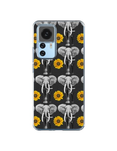 Coque Xiaomi 12T/12T Pro Elephant Tournesol - Eleaxart