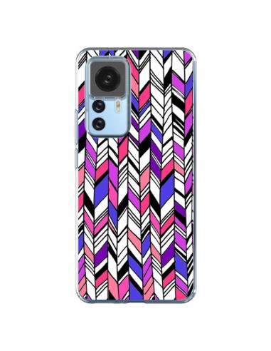 Coque Xiaomi 12T/12T Pro Graphic Azteque Rose Violet -  Léa Clément