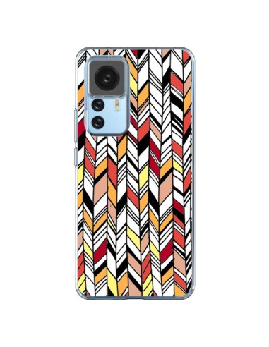 Coque Xiaomi 12T/12T Pro Graphic Azteque Rouge Orange -  Léa Clément